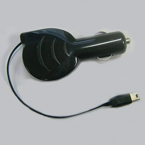 GS-0185 Car adapter one-way retractable cable