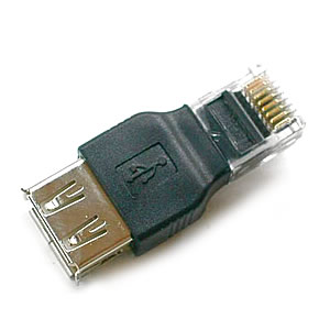 USB A/F-RJ45 8P8C
