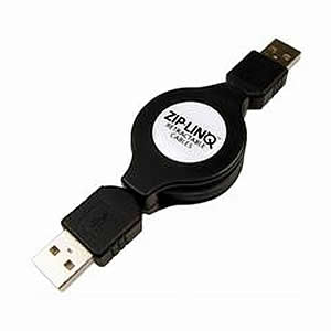 Cable, Retractable, USB 2.0 Compatible, A-A, M-M, 48"