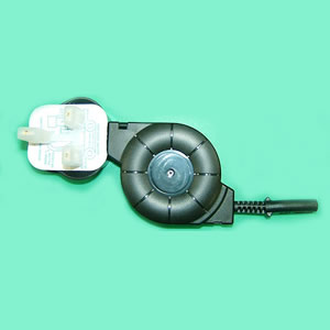 GS-0202 Retracable power cable of BS connector 3A with football shell