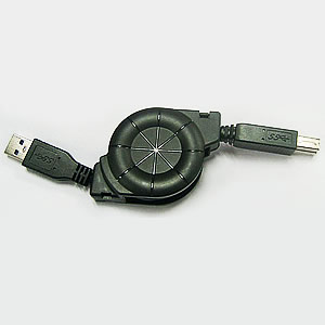 GS-0208 USB 3.0 retractable cable “A” Male to “B” Male