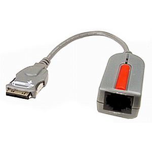 GS-0309 Cable, PCMCIA, LAN, 100BT, RJ45 - 15 Pin, Xircom
