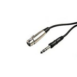 GS-1247 Cable, Microphone, XLR Female to 1/4